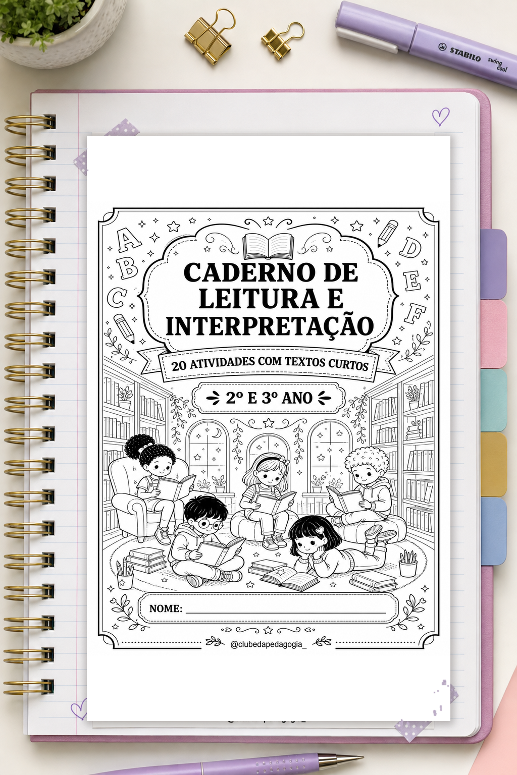 Caderno de Leitura e Interpretação