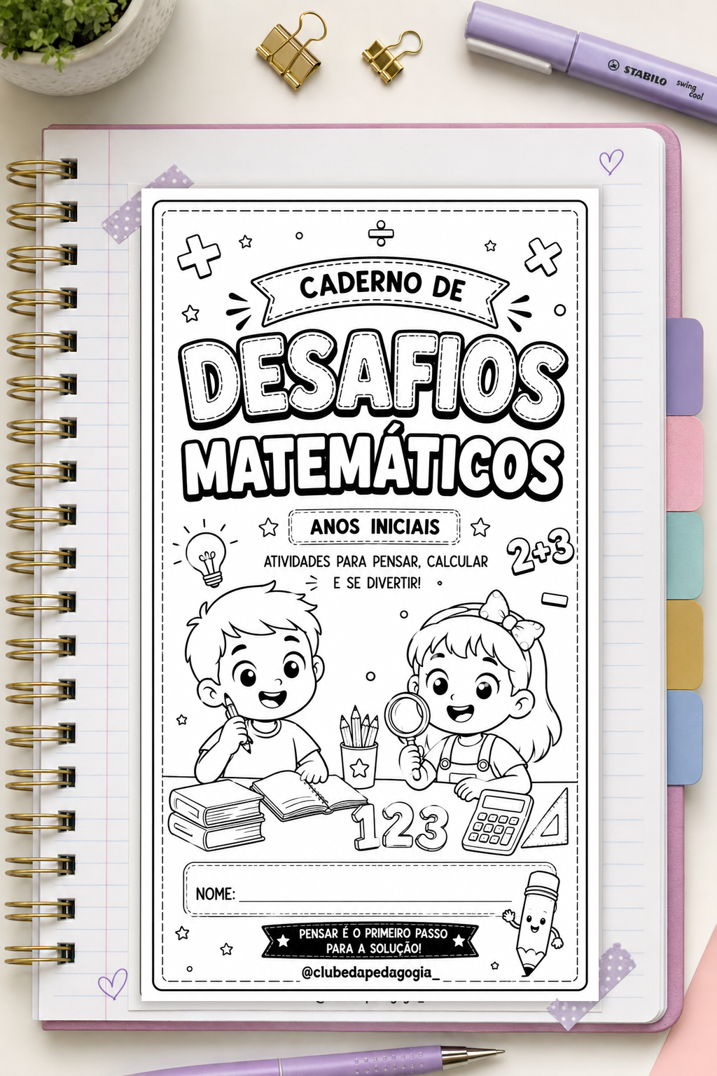 Caderno de Desafios Matemáticos