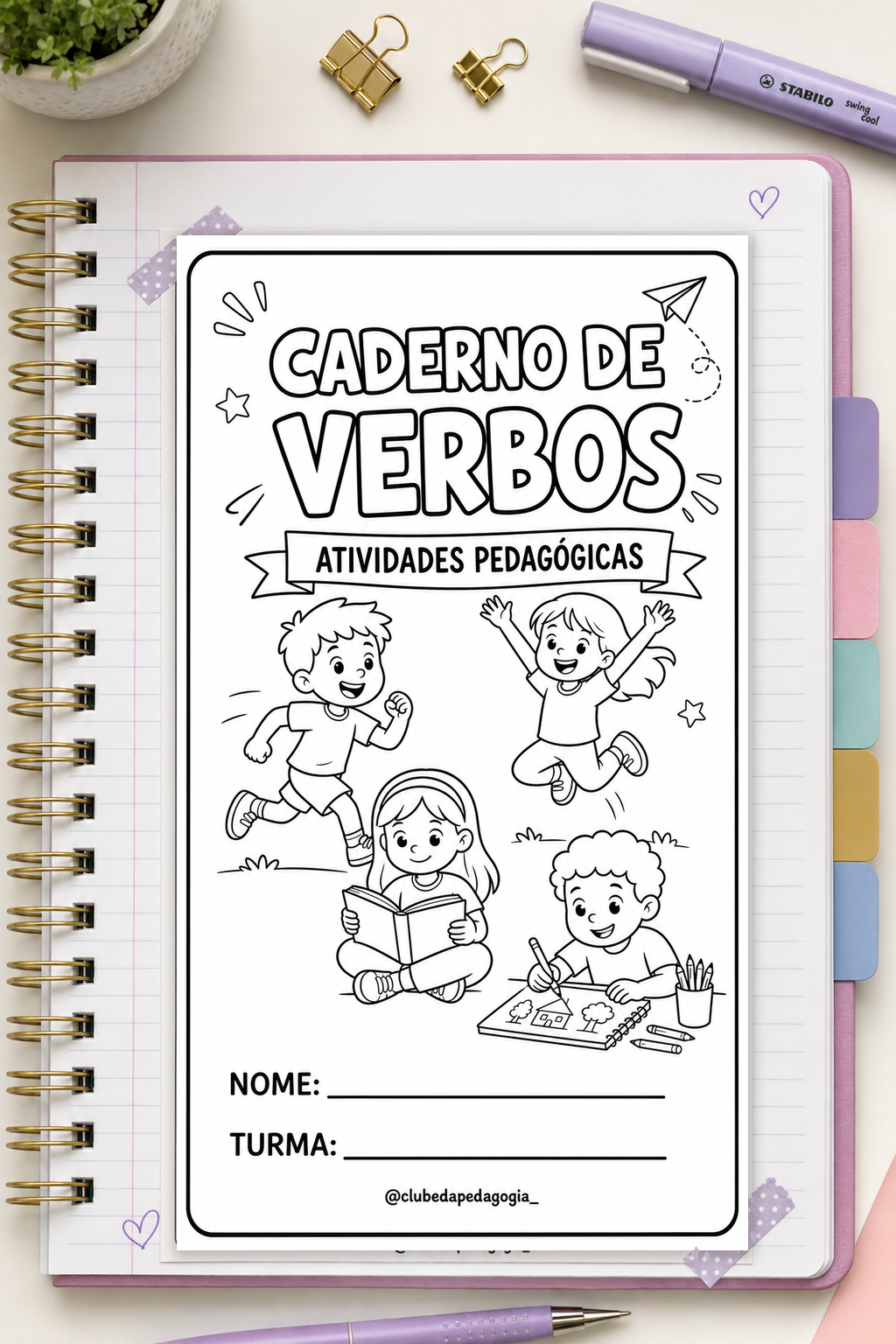 Caderno de Atividades – Verbos